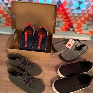 FOUR pairs of boys shoes